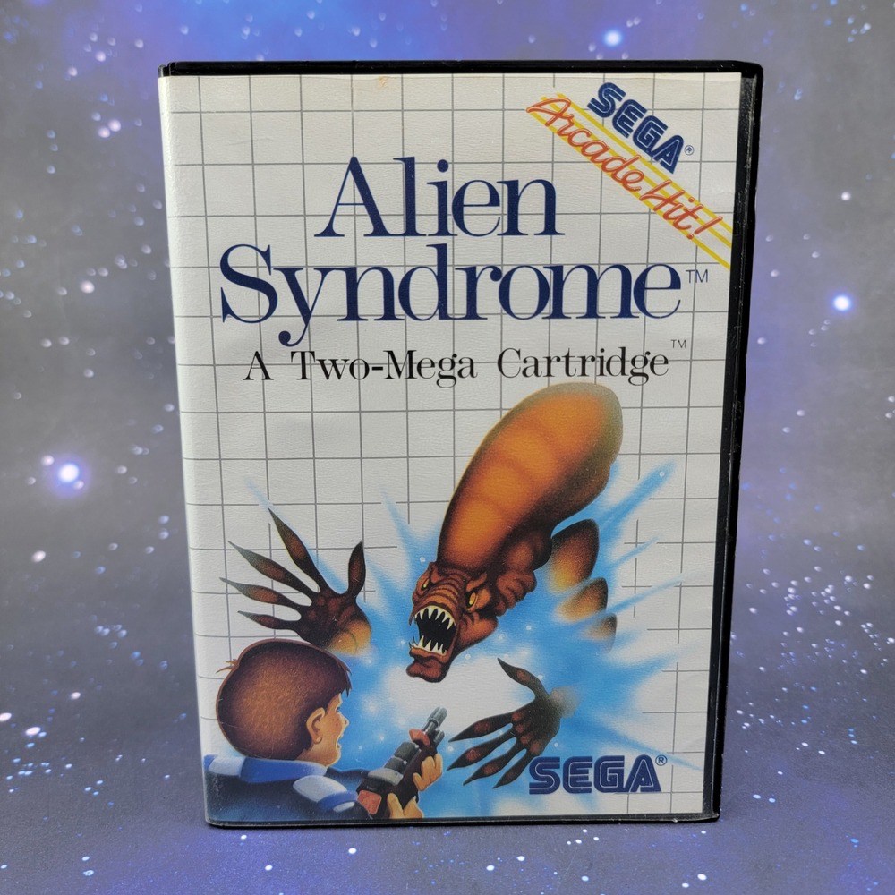 Alien Syndrome Sega Master System 1988 Arcade Hit Complete CIB Tonka 7006